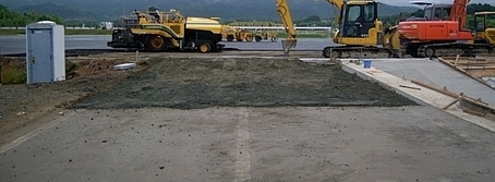 進入路嵩上部 着工前